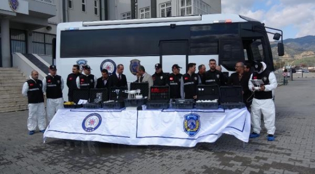 Mobil kriminal inceleme aracı 'Kıraç' görevde