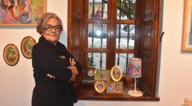 'Parantez Kızlar' resim sergisi Bodrum'da