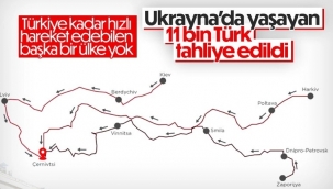 Ukrayna'dan 11 bini aşkın Türk tahliye edildi
