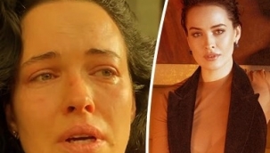 Ukraynalı model, sığınaktan paylaştı