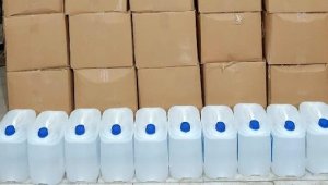 Yatağan'da 450 litre etil alkol ele geçirildi