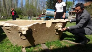 1800 yıllık mermer küvetin Türkiye'de eşi yok