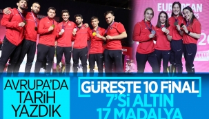 Avrupa Güreş Şampiyonası'nda tarih yazdık