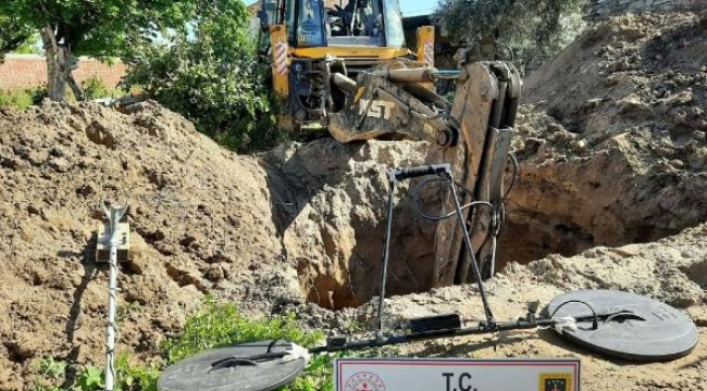 Aydın'da kepçeyle tarihi eser kazasına 3 gözaltı