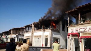 Bodrum'da yangın; eşyalar kullanılamaz hale geldi