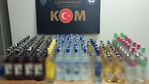 Çanakkale'de kaçak içki operasyonu