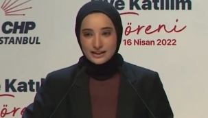 CHP'ye üye olan genç üniversiteliden Kılıçdaroğlu'na 'başörtüsü' övgüsü