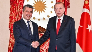 Cumhurbaşkanı Erdoğan, Barzani ile görüştü