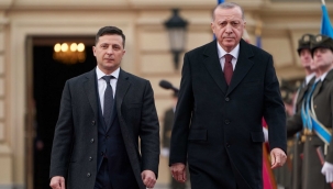 Cumhurbaşkanı Erdoğan, Vladimir Zelensky ile görüştü