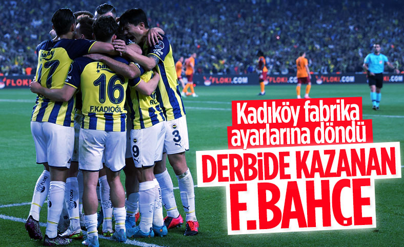 Fenerbahçe, Galatasaray'ı 2 golle geçti