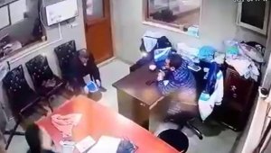 İşadamına kezzap atılma anı kamerada