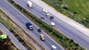 İzmir'de bayram öncesi havadan trafik denetimi