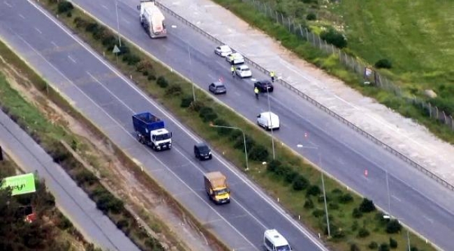 İzmir'de bayram öncesi havadan trafik denetimi