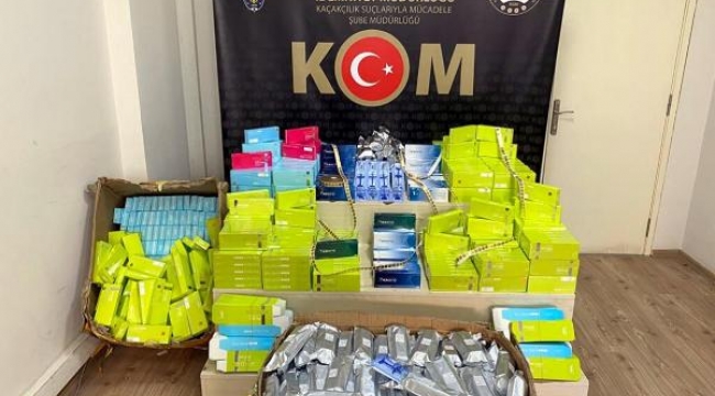 İzmir'de 'kaçak botoks ürünü' ele geçirildi