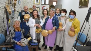 Kabak işlemeciliğiyle rehabilite oluyorlar