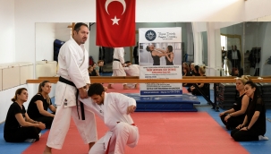 Karabağlar Belediyesi'nden kadınlara yakın savunma eğitimi