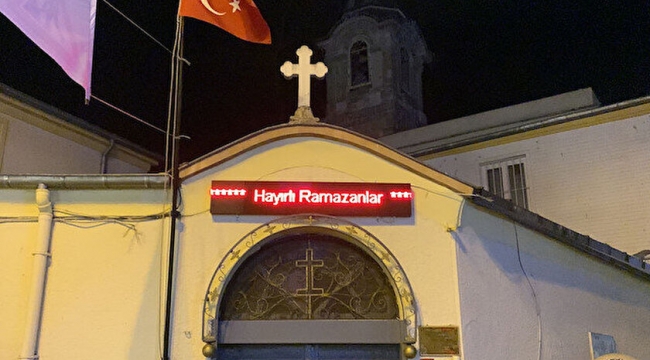 Kiliseden ramazan kutlaması