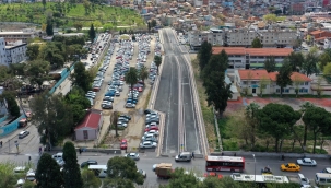 Konak'ta trafiği rahatlatacak yeni yol hazır