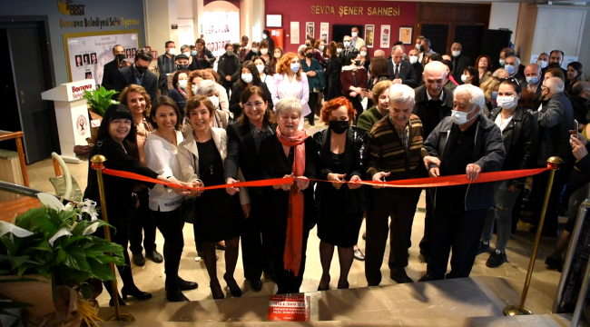 Lale Temelkuran Atölye Arkadaşları Resim Sergisi Bornova'da açıldı