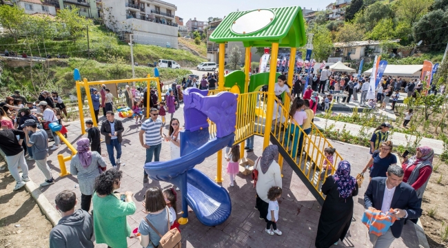 Limontepe'de yapımı tamamlanan Şehit Yahya Efiloğlu Parkı açıldı