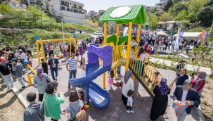 Limontepe'de yapımı tamamlanan Şehit Yahya Efiloğlu Parkı açıldı