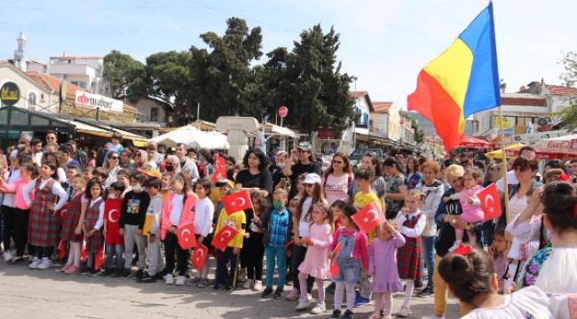 Romanyalı çocuklar 23 Nisan'ı Foça'da kutlayacak