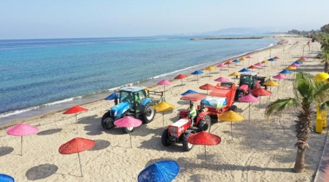 Sahiller ve otogarlarda bayram temizliği