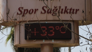 Termometreler 33 dereceyi gösterdi