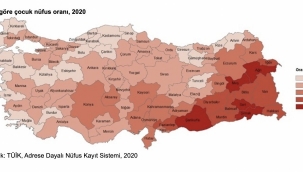 Türkiye'de 22 milyon 738 bin 300 çocuk yaşıyor