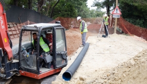 Urla Çeşmealtı'nda taşkın sorununun önüne geçecek proje başladı