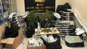 Villayı uyuşturucu imalathanesine çevirmişler