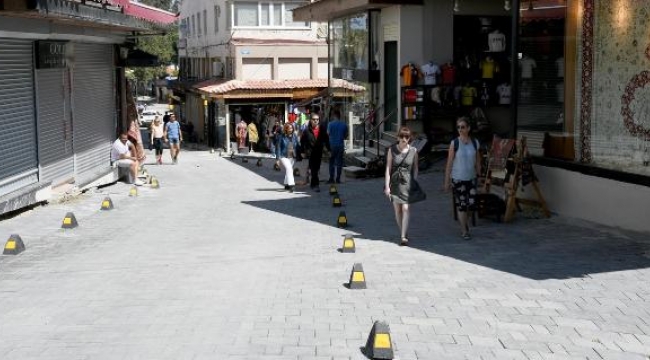 Ada'nın tarihi çarşısında çalışmalar son aşamada