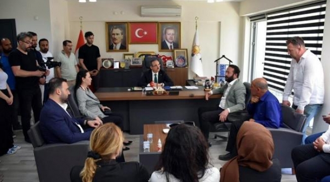 AK Parti İzmir İl Başkanı Kerem Ali Sürekli Menderes'te ziyaretlerde bulundu