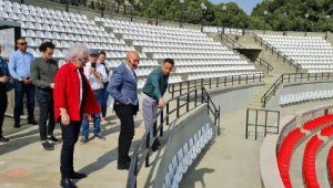 Fuar Atatürk Açıkhava Tiyatrosu yenilendi, 3 bin 150 koltuk takıldı