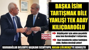 "Belediye başkanlarını tartışmaya gerek yok, cumhurbaşkanı adayımız Kılıçdaroğlu"