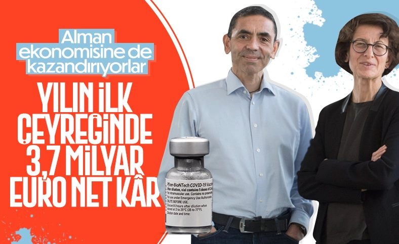 BioNTech, ilk çeyrekte 3,7 milyar euro net kâr elde etti