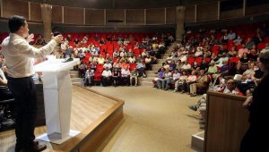 Bodrum Belediye Başkanı Aras, site yöneticilerinin sorunlarını dinledi