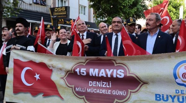 Denizli 15 Mayıs ruhunu yeniden yaşadı