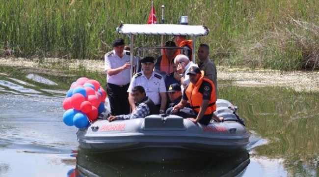 Denizli'de gölleri Jandarma Asayiş Bot timi koruyacak