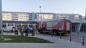 Ege Üniversitesi Hastanesi'nde yangın çıktı