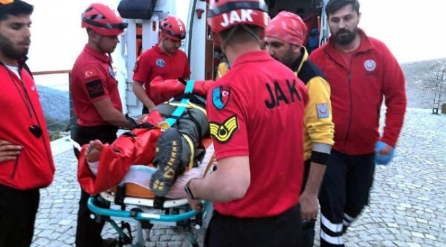 Fethiye'de paraşüt kazası; Rus pilot yaralandı