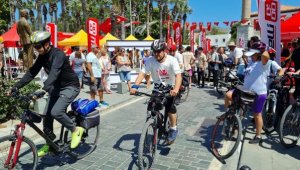 Granfondo yarışları öncesi halk sürüşü yapıldı