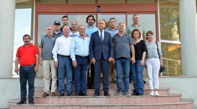 İzmir Emniyet Müdürü, Narlıdere ve Balçova'da muhtarlarla buluştu