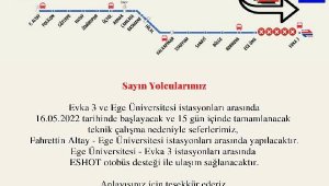 İzmir Metro'dan uyarı