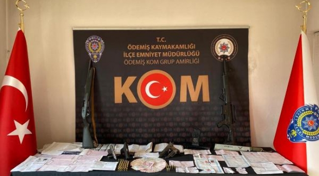 İzmir'de tefecilik baskını: 9 şüpheli yakalandı