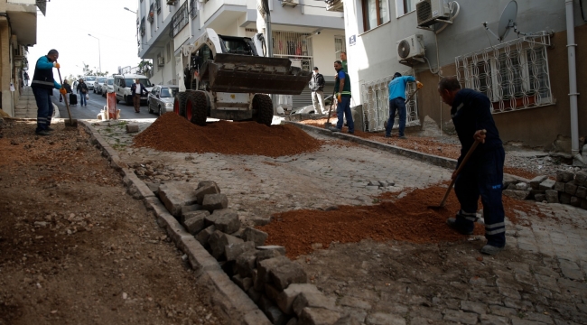 Konak'ın sokaklarında yoğun çalışma