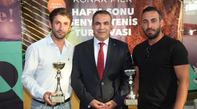 Konak Pier Tenis Turnuvasında Sona Gelindi
