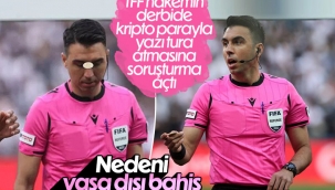 Kripto parayla yazı tura atan hakeme soruşturma