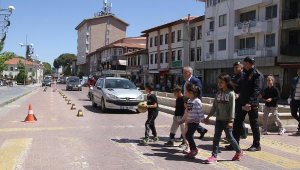 Kula'da 'Yayalar İçin 5 Adımda Güvenli Trafik' uygulaması yapıldı