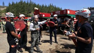 Marmaris'te orman yangını tatbikatı